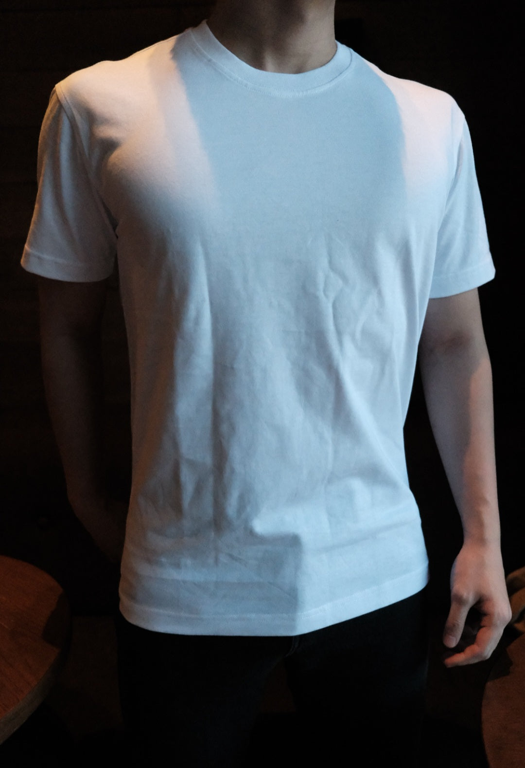 Smokey White Classic Tee