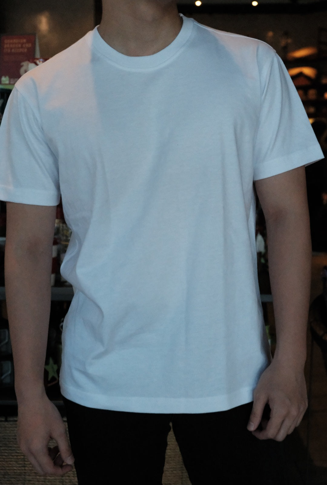 Smokey White Classic Tee